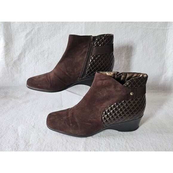 Life Stride Shoe Boot Women's Brown Booties Style Escalate too Size 11 - Picture 3 of 7